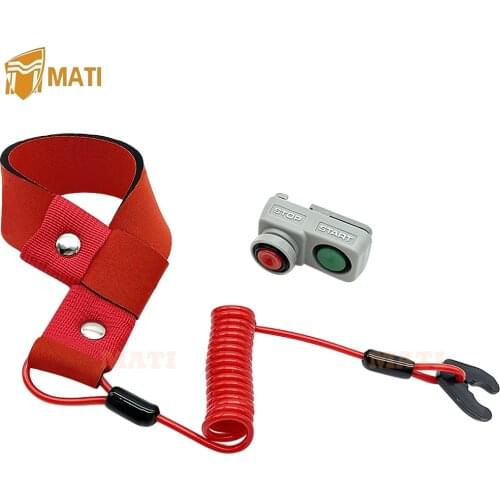 Safety Tether Lanyard Kill Stop Switch Upgrade for Kawasaki JS750 SX SXi SXI Pro 32099-3809 27045-3706 32099-3765
