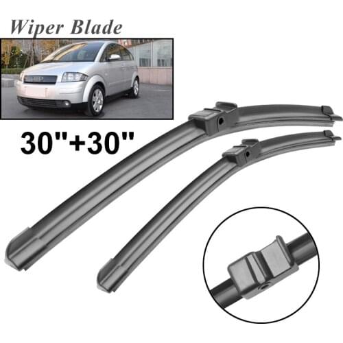 Okowiper RHD & LHD Front Wiper Blades For Audi A2 2002 - 2005 Windshield Windscreen Front Window 30"+30"