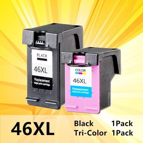 46 Replacement Ink Cartridge For HP46 HP 46 46XL Compatible For HP Deskjet 2520hc 2020hc 2029 2529 4729 printer