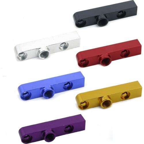 Sport Twin Fuel Pump Assembly Outlet Manifold Billet Aluminum for 044 Fuel Pump For Jeep Cherokee 91-01