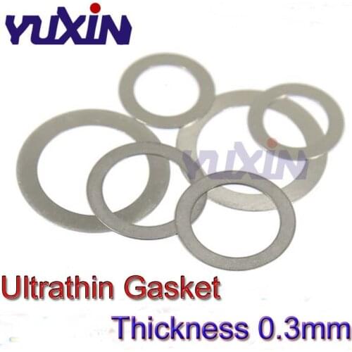 Thickness 0.3mm Stainless Steel 304 Flat Washer Ultrathin Gasket M3-M40 A2 Thin shim Washers