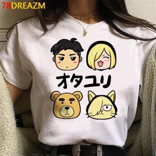 Yuri on Ice tshirt clothes men harajuku kawaii kawaii graphic tees clothes tshirt vintage