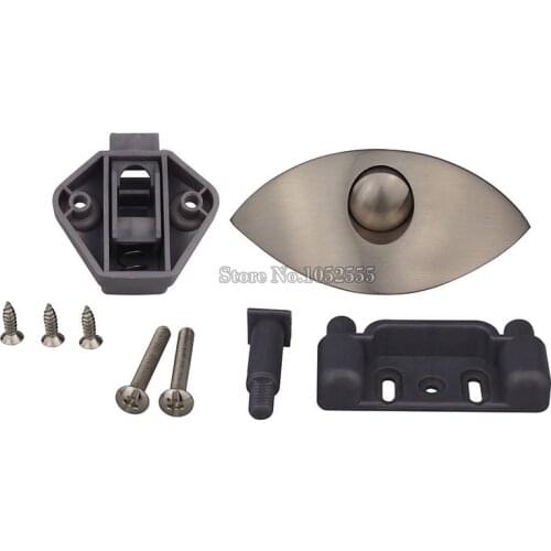 10PCS/lot Half-moon Push Lock Keyless Push Latch Catch Wardrobe Drawer Cabinet Lock Furniture Housing Caravan Cupboard Lock