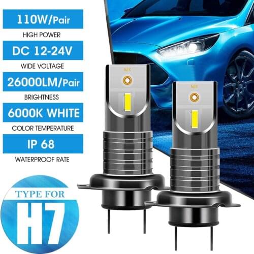 2pcs H4 Led 110w 26000lm Headlight Conversion Globe Fog Bulbs Hi/lo Beam 6000k Car Auto Headlamp Led Lights Styling Lamp