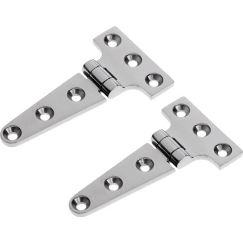 4" Heavy Duty Triangle T-Hinge Wooden Gate Trailer Shed Door Tee Strap Hinge