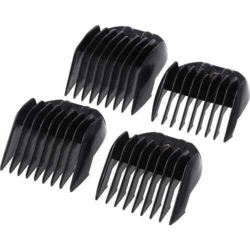 4Pcs Universal Hair Clipper Limit Combs Guide Guard Attachment Size 3.6.9.12mm