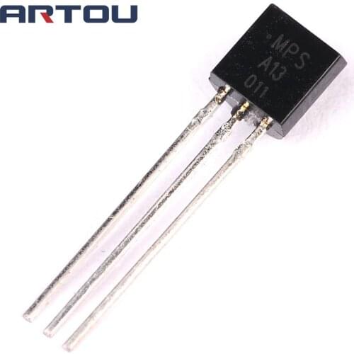 50PCS Transistor MPSA13 A13 0.5A/30V NPN DARLINGTON TO-92 DIP