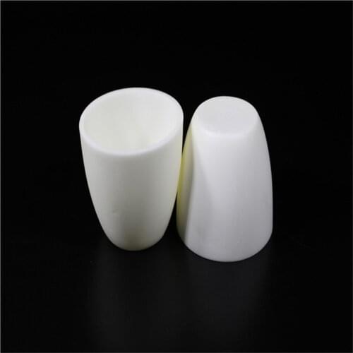 99.3% alumina crucible / 20ml / with lids / Arc-Shaped / corundum crucible / Al2O3 ceramic crucible / Sintered crucible