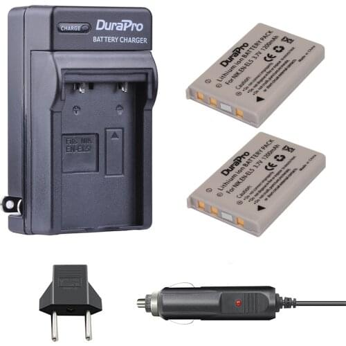 2Pc EN-EL5 Rechargeable Li-ion Camera Battery+ USB Charger for Nikon MH-61 P100 P3 P4 P500 P510 P5000 P5100 P6000 P80 P90 S10