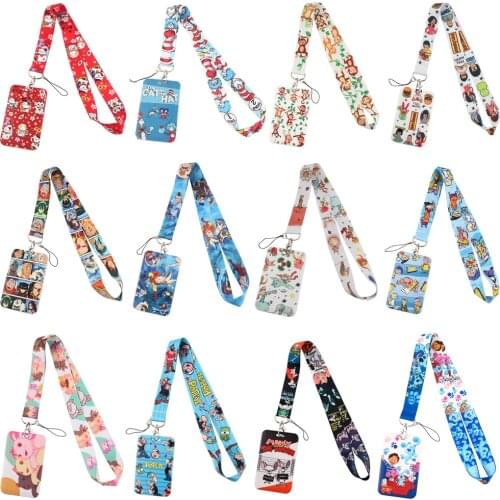 BG784 Little Prince and Fox Fashion Lanyard ID Badge Holder Bus Pass Case Cover Bank Credit Card Holder Strap Card Holder