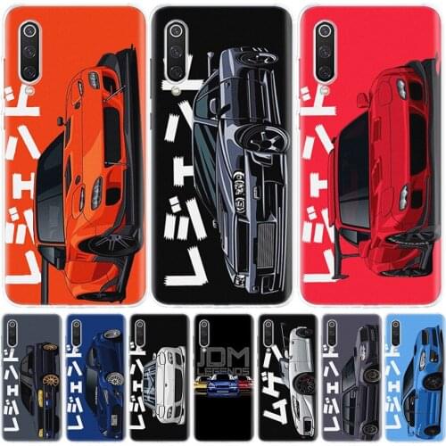 JDM Tokyo Drift Sports Car Phone Case For Xiaomi Mi Note 10 11 9 8 10T 9T CC9 A1 A2 A3 Poco F1 X3 F2 Pro Lite 5X 6X Cover Coque