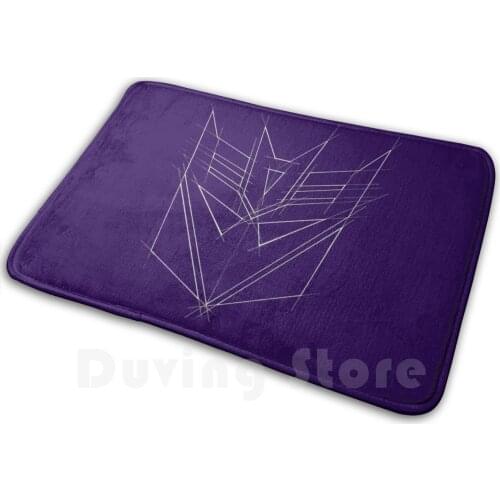 Decepticon White Line Drawing Carpet 490 Carpet Decepticon 80s Eighties Cartoon Megatrom Galvatron