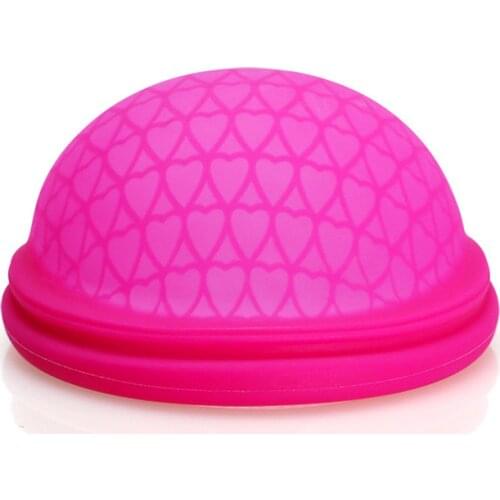 Disc Flat-fit Design Reusable Menstrual Cup with Extra-Thin Sterilizing Silicone Menstrual Disk Tampon/ Pad Alternative