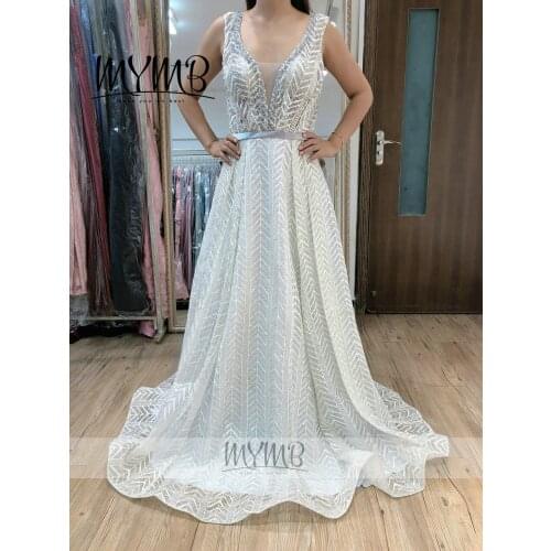 Elegant Sleeveless Couture Lace Evening Wear MYMB New Collection Dubai Fashion Dresses For Women 2021 Party MY31107