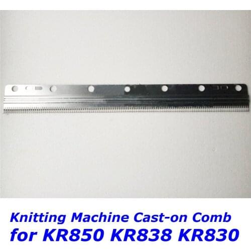 Short Cast-on Comb Set Spare Parts for Brother Knitting Machine KR850 KR838 KR830 24 inches (130 stitches)