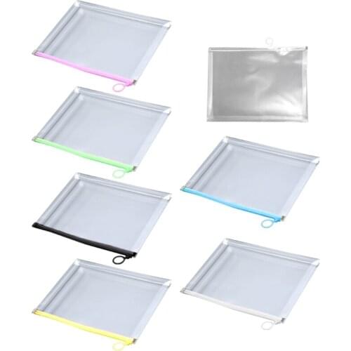 Multifunctional Transparent A4 A5 File Folder Document Bag Organizer Waterproof wholesales