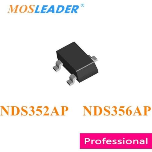 Mosleader NDS352AP NDS356AP SOT23 3000PCS NDS352A NDS352 NDS356 NDS356A P-Channel 20V 30V Made in China High quality