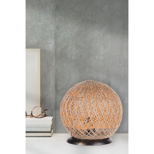 New Lampshade Jute Orange Lampshade