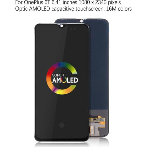 OEM AMOLED 6.41" For OnePlus 6T 1+6t A6010 A6013 LCD Display Touch Screen