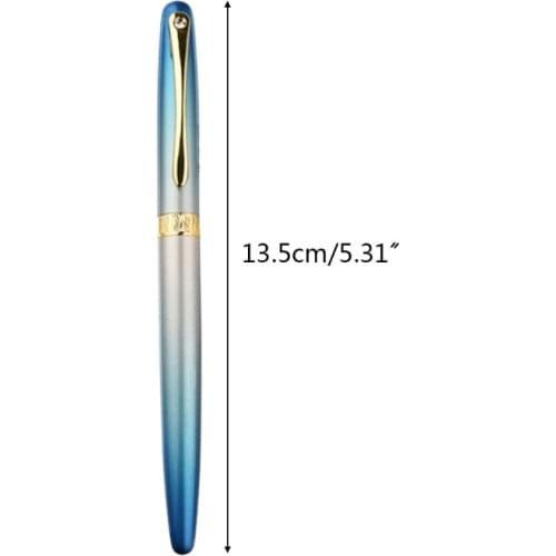 Gradient Color Business Fountain Pen Metal Signature Calligraphy Pens Supplies C90C