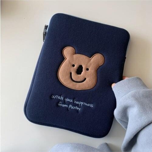 Tablet case Cute cartoon Korean version of ins cute little koala embroidered ipad tablet computer case 11inch