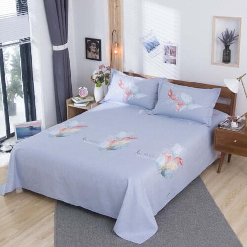 1 piece of 100% cotton bed sheet, new and old coarse cloth thick cotton bed sheet, single single and double bed