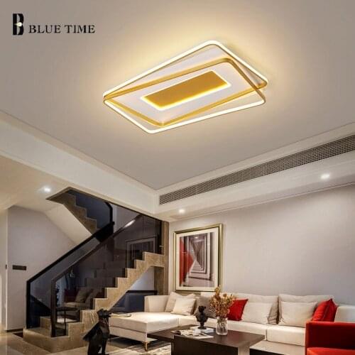 Rectangle Led Ceiling Light Home Lights for Living Room Bedroom Dining Room Kitchen Decor Light Indoor Lighting Ceiling Lamp