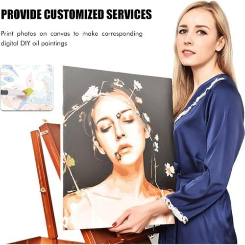 Photo Customized DIY Painting By Numbers Personality Your Own Portrait paint by numbers Wedding Family Photos For Unique Gift