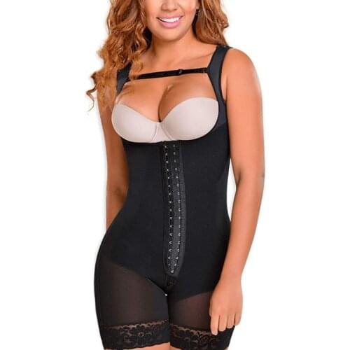 Post-Partum Compression Full Body Lace Bodysuit Stretching Underwear Slimming Girdle For Women Thin Waist Corset