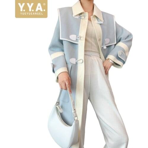 YueYueAngel Women's Cashmere Coats