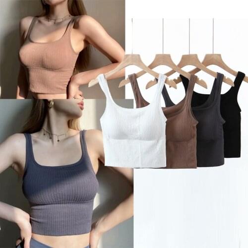Womens Knitting Crop Top Retro Camisole Top Ladies Knitted Short Vest Summer Sweater Vintage Streetwear Backless Sleeveless Crop