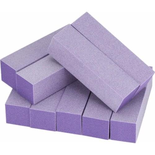 10pcs/lot 95*23*23mm Buffer Buffing Sanding Nail Files Block Acrylic Nail Art Tips Manicure Makeup Tool Drop Shipping Wholesale