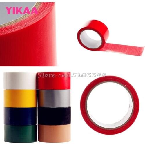 50MM 10m Waterproof Duct Gaffa Gaffer Adhesive Repair Bookbinding Cloth Tape G08 Whosale&DropShip