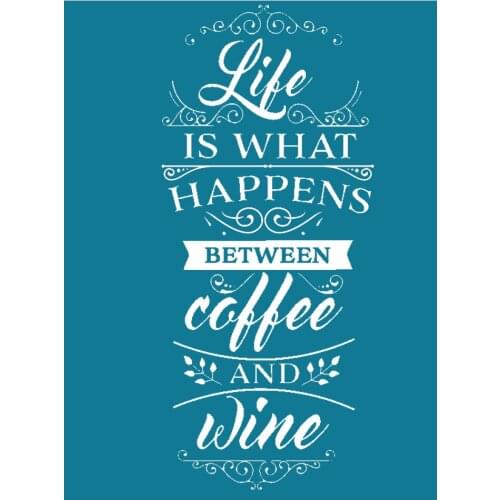 8.5 X 11" Reusable Self- Adhesive Silk Screen Stencils For Home Decoration T-Shirt Bag Pillow DIY Transfers Film Alinacutle