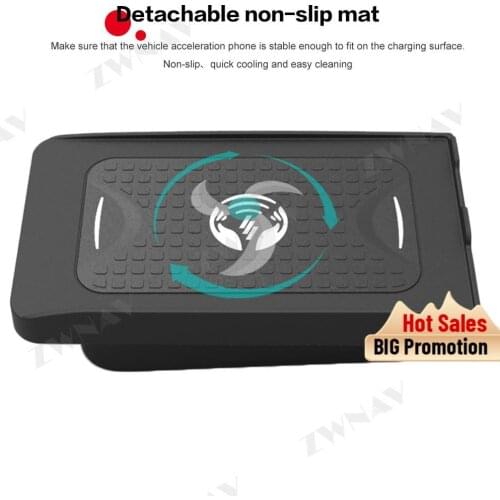 QI car wireleess charger for Volvo XC90/XC60/ S90L/V90 2017 -2018 Intelligent Infrared Fast Wireless Charging Car Phone Holder