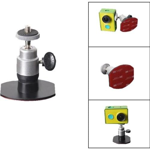 Sindax 1/4" Screw 3M Stick Paste Car mount Driving recorder Holder Digital Camera Stand For Xiaomi yi H198 017 027 K6000