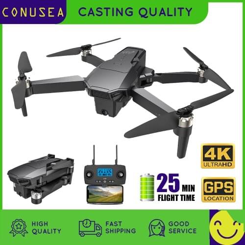 KF107 RC Drone with 4K HD Dual Camera GPS Drones professional quadrocopter 5G Wifi FPV Brushless Quadcopter 25min 1.5km vs SG906