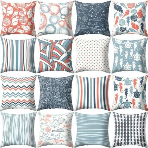 Geometry Square Throw Pillow Protector Case Cushion Cover Bedding Articles for Home