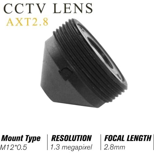 HD 1.3 MP Pinhole Lens 2.8mm M12 Mount MTV Board CCTV Lens 1/3" Image Format Aperture F2.0 Fixed Iris for HD Security Cameras