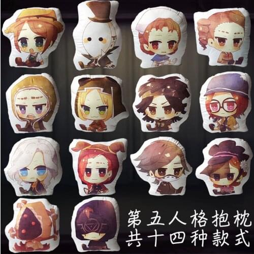 Anime Identity V plush toy Game Emily Dale Freddy Riley Emma Woods Tracy Reznik short plush stuffed doll pillowcase toy gift
