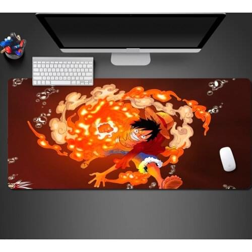 Blood Animation Luffy Mouse Pad Natural Rubber Anti-slip Professional Big Lock Edge Game Pads Best-selling Accessories Gifts