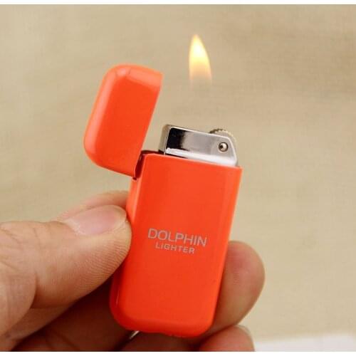 Pearl E Fund Candy Color Mini Type Grinding Wheel Flame Lighter