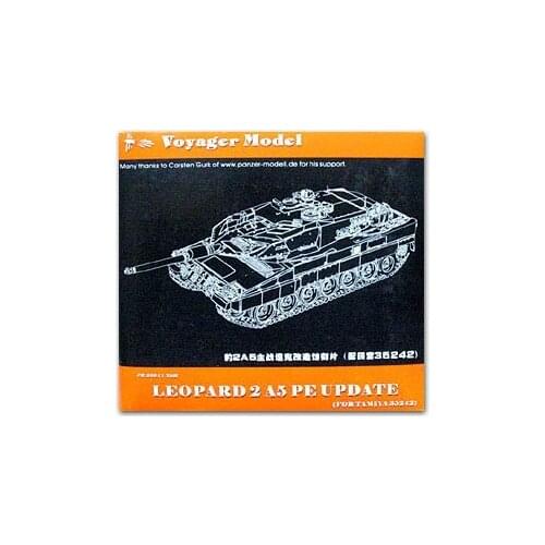 KNL HOBBY Voyager Model PE35011 Leopard 2A5 main battle tanks with upgraded metal etching kit (excluding metal barrel)