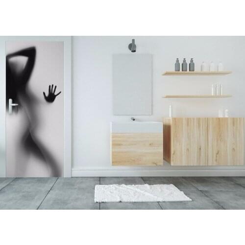 3D Sexy girl in bath Wall Art Door Mural Wallpaper mural Wall Print Decal Wall Deco Wall Mural Photo self adhesive door wrap