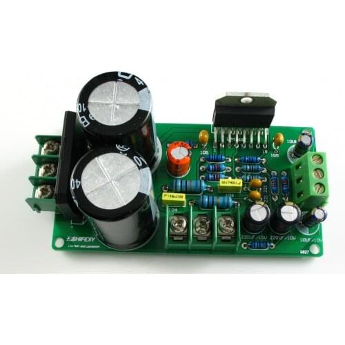 LJM LM4766T power amplifier board DIY kit two-channel 50W*2 with rectifier filter capacitor