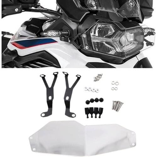 Headlight Protector Trim Replacement Clear with Accessories for BMW F750GS