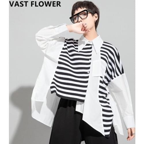 Женские рубашки оверсайз VAST FLOWER China At AliExpress