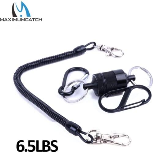 Maximumcatch High Quality Magnetic Fly Fishing Tool Magnetic Net Release With Net Cord