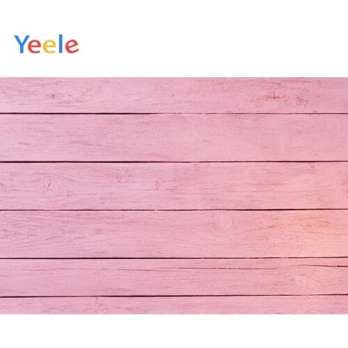 Yeele Pink Wooden Boards Wallpaper Child Portrait Photographic Backgrounds Customized Photography Backdrops For Photo Studio