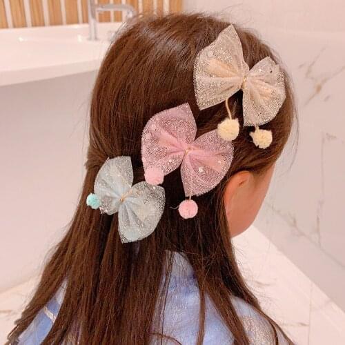 Girls Cute Hairpins Bow Children Sweet Hair Clip Barrettes Headband for Kids Fashion Hair Accessories
